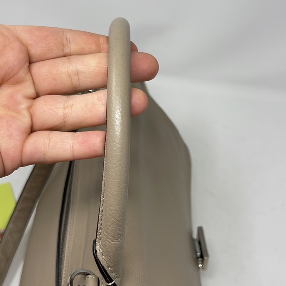 AUTHENTIC CELINE Hand Bag Beige Leather suede - Picture 12 of 16